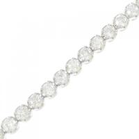 K18WG ダイヤモンド ブレスレット 5.00CT