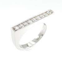 K18WG ダイヤモンド リング 0.24CT