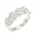PT ハート ダイヤモンド リング 0.50CT