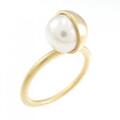 K18YG アコヤパール リング 8.1mm