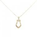 K18YG ダイヤモンド ネックレス 0.02CT