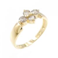 K18YG ダイヤモンド リング 0.40CT