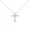 PT クロス ダイヤモンド ネックレス 1.0CT