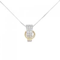 PT/K18YG ダイヤモンド ネックレス 0.47CT
