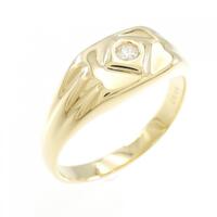 K18YG ダイヤモンド リング 0.05CT