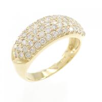 K18YG パヴェ ダイヤモンド リング 1.00CT