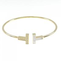 ティファニー Tワイヤー バングル