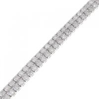 K18WG ダイヤモンド ブレスレット 3.01CT