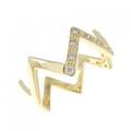 K18YG ダイヤモンド リング 0.15CT