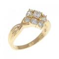 K18YG ダイヤモンド リング 0.72CT