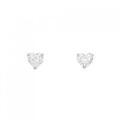 PT ダイヤモンド ピアス 0.305CT 0.324CT F?G VS1?2 ハートシェイプ