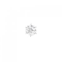 PT ダイヤモンド ピアス 片耳 0.455CT F SI1 3EXCELLENT H&C