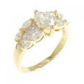 K18 ダイヤモンド リング 0.663CT M SI2 マーキスカット