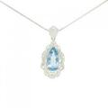 PT アクアマリン ネックレス 5.95CT