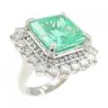 PT エメラルド リング 10.91CT