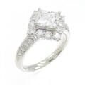PT ダイヤモンド リング 1.050CT D VS1 プリンセスカット