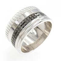 ブシュロン キャトル ブラック ラージ リング