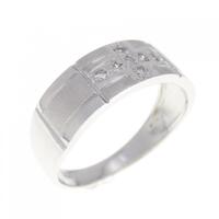 K18WG ダイヤモンド リング