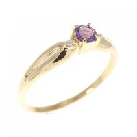 K18YG アメジスト リング