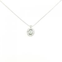 K18WG アレキサンドライト ネックレス 0.17CT