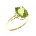 K18YG ペリドット リング 2.50CT