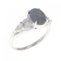PT ブラックオパール リング 0.68CT
