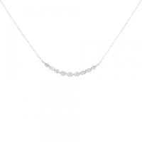 K18WG ダイヤモンド ネックレス 0.30CT