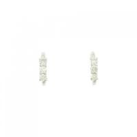 K18WG ダイヤモンド ピアス 0.2CT
