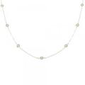 K18YG ダイヤモンド ネックレス 0.14CT