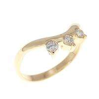 K18YG ダイヤモンド リング 0.20CT