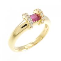 K18YG ルビー リング 0.32CT