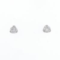 PT ソリティア ダイヤモンド ピアス 0.20CT