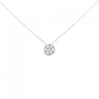 K18WG ダイヤモンド ネックレス 0.10CT