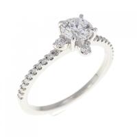 PT ダイヤモンド リング 0.376CT D VS1 3EXT H&C