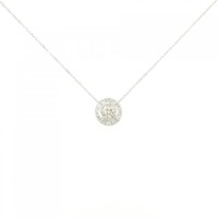 K18WG ダイヤモンド ネックレス 0.124CT