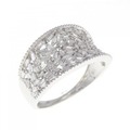 K18WG ダイヤモンド リング 1.00CT