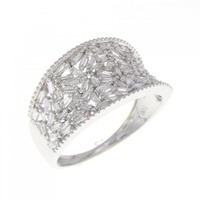 K18WG ダイヤモンド リング 1.00CT