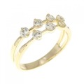 K18YG ダイヤモンド リング 0.42CT