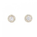 【リメイク】K18YG/ST ダイヤモンドピアス 0.263CT 0.279CT H VS1?2 GOOD