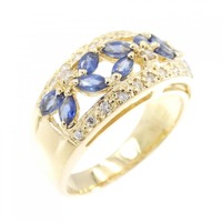 K18YG サファイヤ リング 0.80CT