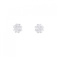 K18WG ダイヤモンド ピアス 0.06CT