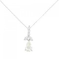 PT ダイヤモンド ネックレス 1.018CT M SI1 ペアシェイプ