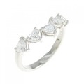 PT ハート ダイヤモンド リング 0.80CT