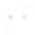【リメイク】PT/ST ダイヤモンド ピアス 0.344CT 0.355CT D SI1 VG?GOOD