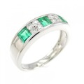 PT エメラルド リング 0.51CT