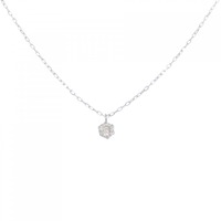 PT ソリティア ダイヤモンド ネックレス 0.15CT