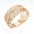 クミキョク ダイヤモンドリング 0.12CT