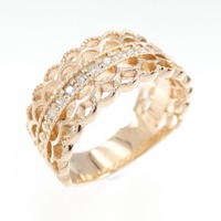 クミキョク ダイヤモンドリング 0.12CT