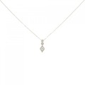 K18PG ダイヤモンド ネックレス 0.11CT