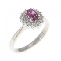 PT ルビー リング 0.33CT